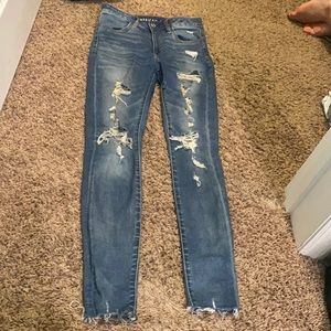 AE ripped jegging